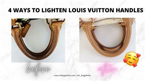 louis vuitton handles melting|4 Ways to Safely Clean / Lighten Louis Vuitton Handles with.